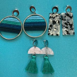 Handmade Jewelry- 3 Set Earrings